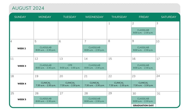 CNA Academy_calendar_website_Late Summer_2024_August